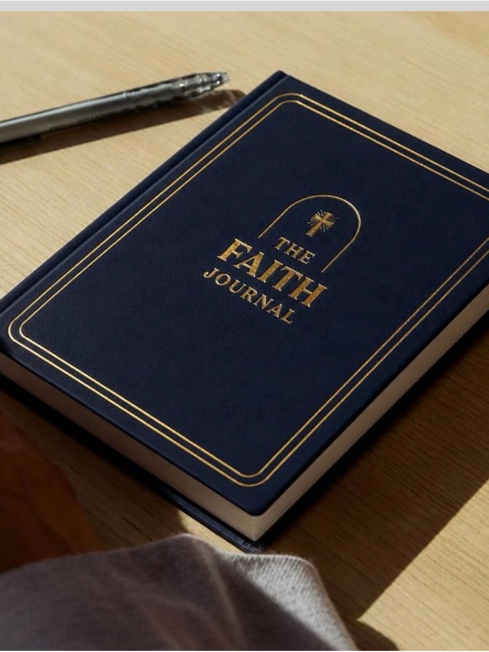 The Faith Journal - Navy Hardcover Faith Journal